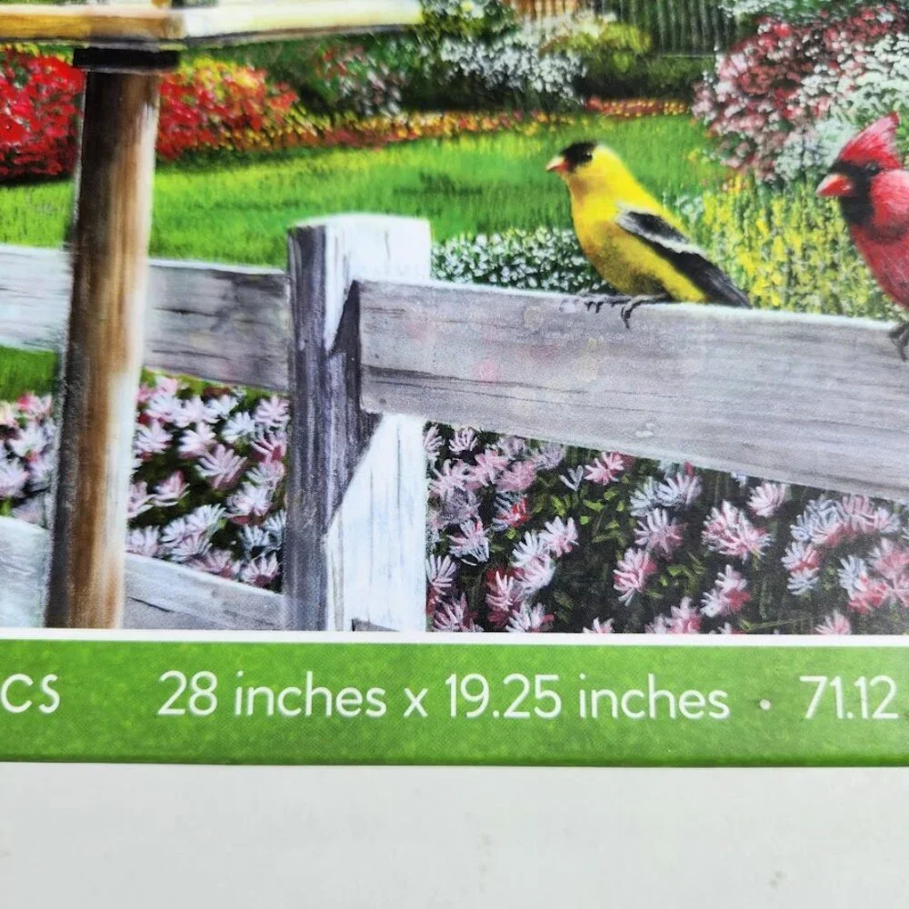 Feathers and Flowers 1000 Piece Jigsaw Puzzle Kevin Daniel Wild Birds Puzzle wit